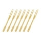 thumbnail image 1 of Tenedor de madera ZJDOAK, mini tenedores de bambú, tenedores para cócteles y aperitivos, pequeños tenedores de madera para fruta, pequeños palillos desechables para fiestas, accesorios para, 1 of 8