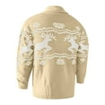 thumbnail image 5 of FYDUU Men's Cardigan Sweater Coat Mens Cardigans Autumn Winter Outdoor Casual Style Christmas Themed Printed Sweater Coat Stylish Work Sweaters, 5 of 5