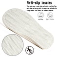 thumbnail image 5 of BERANMEY Cute Bow Open Toe Slippers For Womens Plush Womens Slippers Soft Warm Cozy House Slippers Anti-Slip Thick Sole Slides Indoor/Outdoor Bedroom Home Shoes, 5 of 9