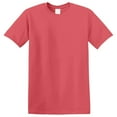 thumbnail image 6 of Gildan Short Sleeve T-Shirt for Men - L Size | 100 Heavy Cotton Crew Neck Tee, Coral Silk, 5.3 oz, 6 of 6