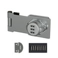 thumbnail image 1 of Cabinet Door Code Lock Punching Refrigerator Lock Anti-theft Drawer Lock Double Open Cabinet Lock Iron File Cabinet Lock Lock, 1 of 2