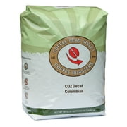 Coffee Bean Direct Colombian Decaf Whole Bean Coffee, Original, 80 Oz