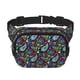 thumbnail image 1 of Fotbe Watercolor Floral Paisley Cangurera Cuadrada con Estampado de Doble Capa, Bolsa de Cintura Ajustable Mini para Hombres y Mujeres, 1 of 9