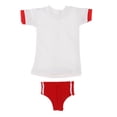 thumbnail image 4 of ropa para deportiva para Mujer 1/6, Camiseta Y Blancas Y Rojas para Juguetes Calientes de HT, PH, , CY, Cuerpo perfke Camisetas de manga corta de verano, 4 of 9