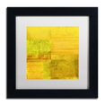 thumbnail image 2 of Trademark Fine Art "Essence of Yellow" Canvas Art by Michelle Calkins, White Matte, Black Frame, 2 of 4