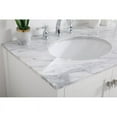 thumbnail image 5 of Elegant Decor Erina 42" Steel and Solid Wood Single Bathroom Vanity in White, 5 of 8
