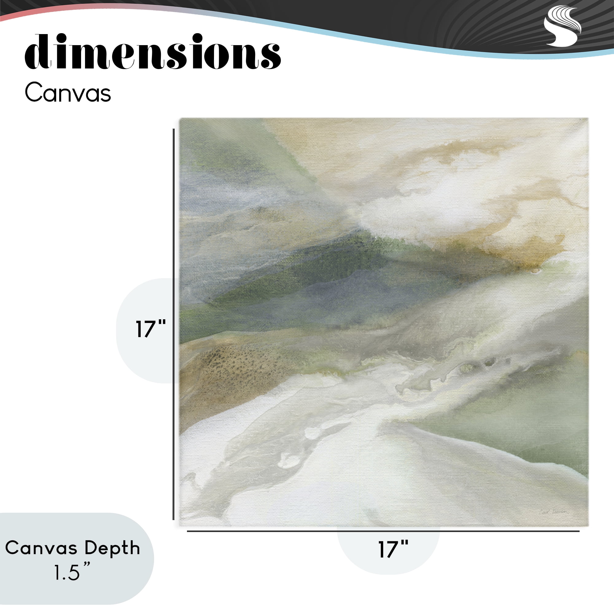 Stupell Industries Serene Mist Over Rolling Fields Canvas Wall Art, design by Carol Robinson