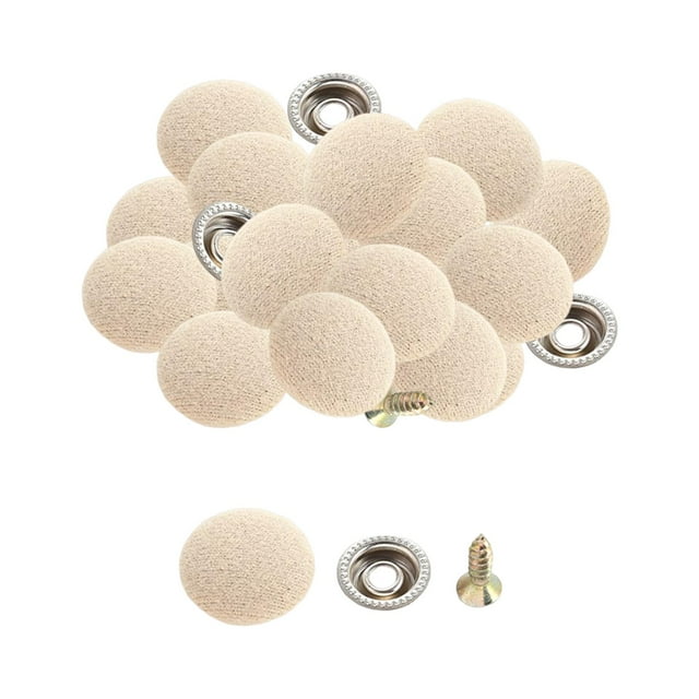 50 Packs Bouton de Réparation de Toit de Voiture Boucle de Réparation de Toit Installation Facile Rivets Auto Universels pour Camions Voitures SUV Beige