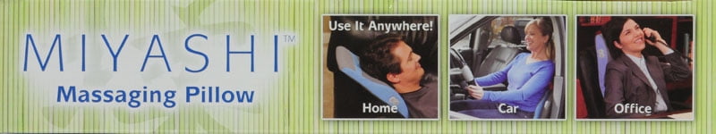 As Seen On Tv Miyashi Massaging Pillow Walmart Com