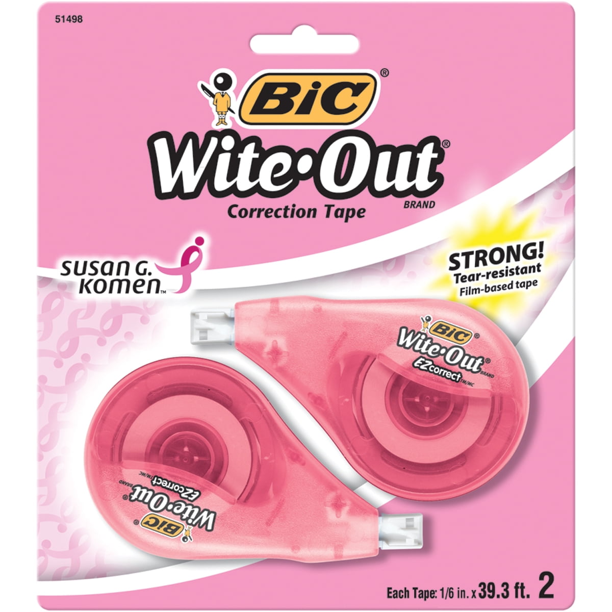 pink correction tape