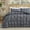 Charcoal Grey, variant on Luxury  Comforter Set, Bubble Textured Microfiber Bedding, Oeko-TEX Certified, -  Comforter with 1 Pillowcase, Sage Green