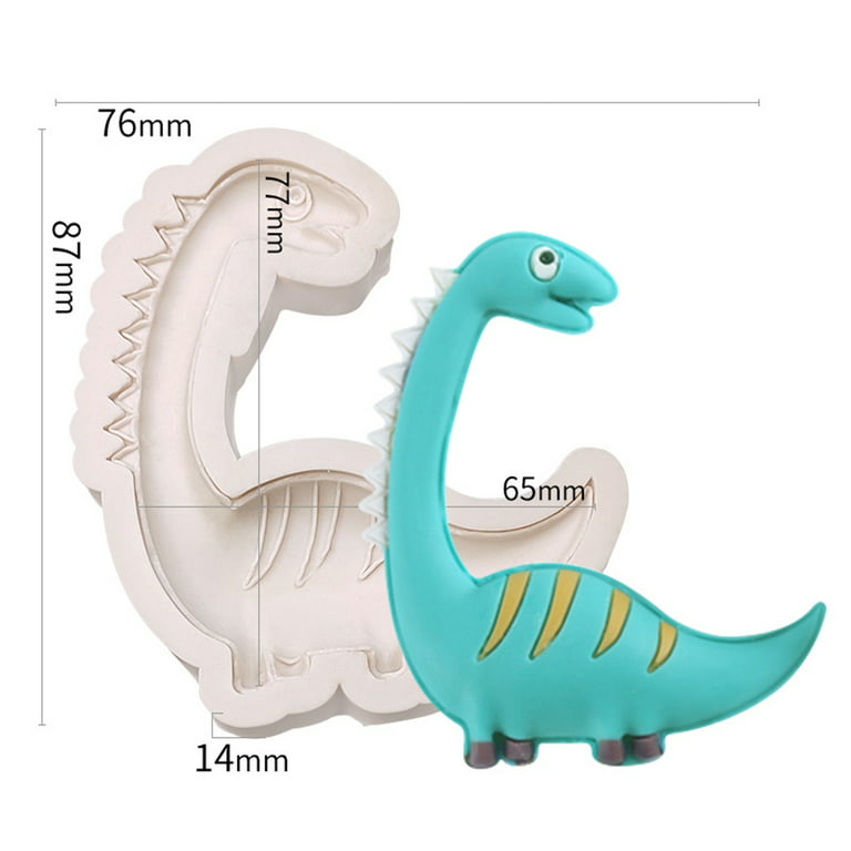 Cheer.US 3 Pcs Silicone Chocolate Candy Molds Silicone Baking Molds Cartoon  Dinosaur DIY Fondant Chocolate Mould for Cake, Brownie Topper, Hard & Soft  Candies, Gummy, Jello 