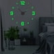 thumbnail image 4 of Luminous Wall Clock Stickers, DIY Glowing Frameless Hanging Watches, DIY Sticker Wall Clocks For Kitchen, Bathroom, Home Decoration, Digital Luminous, Glowing Sticker Clock, DIY Hanging Wall, 4 of 7
