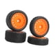 thumbnail image 3 of 4 llantas para ruedas RC, piezas de repuesto para modificación de neumáticos RC, hexágono de 7 mm, compatibles con el modelo 244016 Micro B 1/24 RC Naranja, 3 of 7