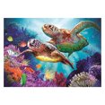thumbnail image 1 of Peggybuy Stamped Canvas Kit DIY Cross Stitch Print Sea Turtle 11CT Needlework (C), 1 of 9