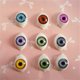 thumbnail image 4 of 100 piezas de ojos de muñeca, globos oculares artesanales para bricolaje, costura, manualidades, marionetas, osos, juguetes de peluche, accesorios ovalados, 4 of 5