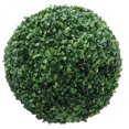 thumbnail image 3 of 1Pack Green Round Artificial Plant Topiary Ball for Indoor Decor, 3 of 7
