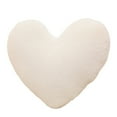 thumbnail image 2 of VOTRUDI Valentine's Day Heart Shaped Throw Pillow - White Soft Polyester, Machine Washable, Skin-Friendly Plush Decor for Living Room, Bedroom, Car Seat - 15", 2 of 7