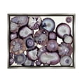 thumbnail image 5 of Stupell Industries Grey and Purple Abstract Geode Luster Gray Framed Floating Canvas Wall Art, 16x20, by Laura Van Horne, 5 of 5