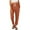 Red, variant on Fesfesfes Women Pant Casual Solid Pants Comfortable Elastic Cropped Pants Under $10