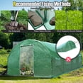 thumbnail image 6 of Spaco 10 x 6.5 x 20 Feet 8 Windows Backyard Walk-in Greenhouse, Greenhouses for Outdoors, Heavy Duty Walk in Green Houses for Planting and Storage, 6 of 9