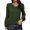 Green, variant on SNKSDGM Easter Shirts Tops for Women Over 50 Women's Fashion V Neck Lace Up Loose Long Sleeve T Shirt Shirts for Women Dressy Casual Summer