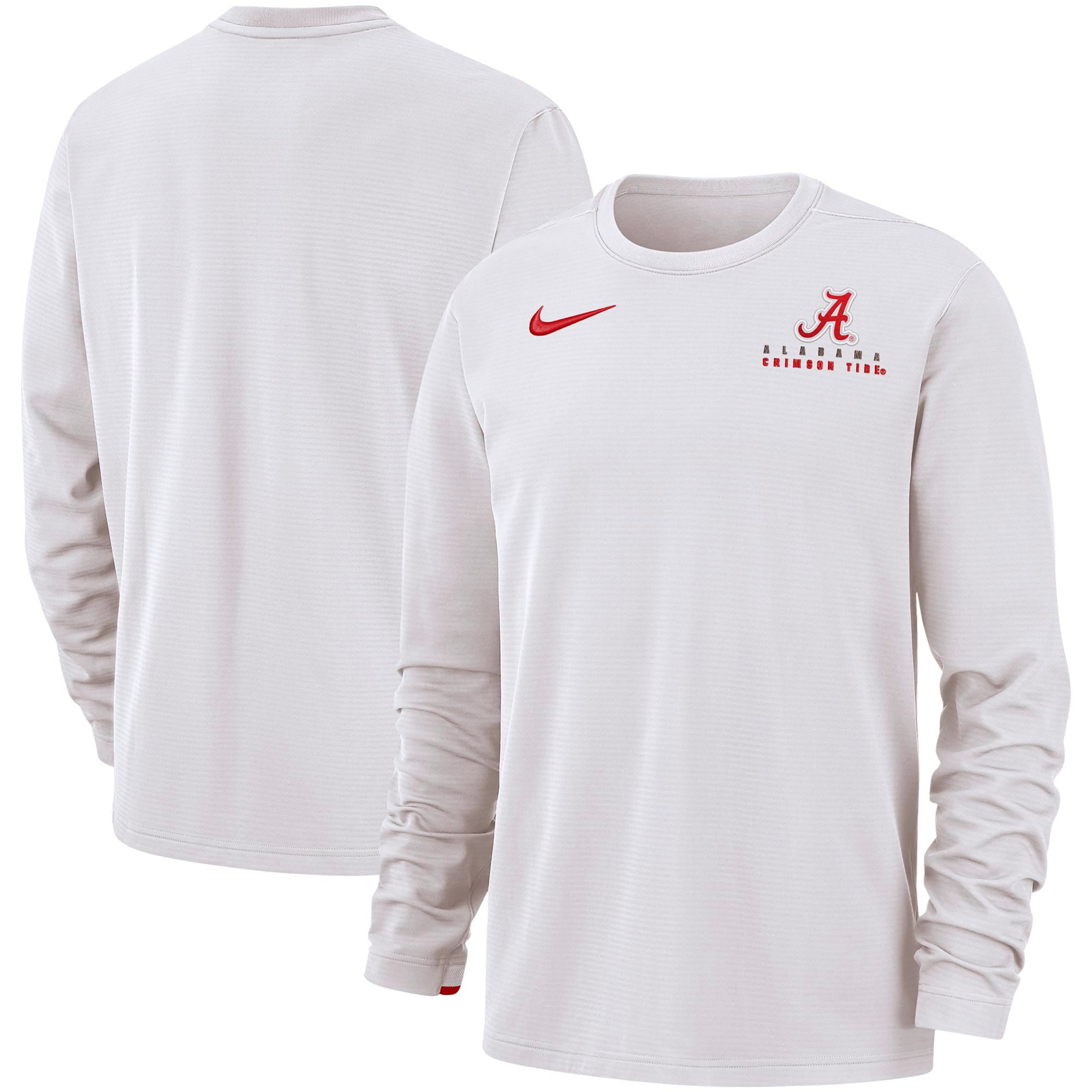 Alabama Crimson Tide Nike Performance Sweatshirt - White - Walmart.com ...