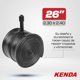 thumbnail image 2 of Camara para Bicicleta Kenda 546M 26' 2.30/2.40 Americana Negro, 2 of 4
