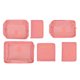 thumbnail image 1 of Organizador de viaje Pink Dot para ropa, bolsas de almacenamiento plegables Oxford impermeables, paquete de 6, 1 of 8