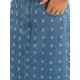 thumbnail image 5 of Falda de mezclilla Miaxi Inspire Chic para mujer, de cintura alta, con puntos suizos, abertura trasera, falda de columna casual, talla XL, azul claro, 5 of 6