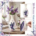 thumbnail image 4 of Hummingbird Floral 3D Vase Puzzle Craft Kit, DIY Jigsaw Art Model for Adults, Home Decor Crafts & Unique Gift for Men Women, 1 Pack, 4 of 4