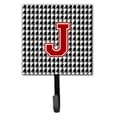 thumbnail image 3 of Letter L Monogram - Houndstooth Black Leash or Key Holder, 3 of 7