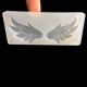 thumbnail image 4 of EeaseMX Molde de silicona con forma de ala de Ángel, molde de arcilla polimérica para fabricación de joyas, molde artesanal, herramienta de decoración epoxi, tamaño L, 5 uds., 4 of 8