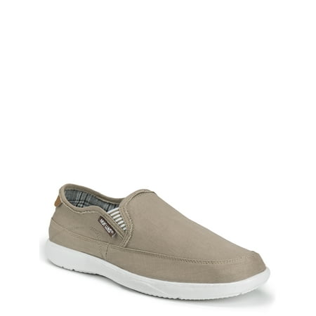 MUK LUKS® Men's Otto Canvas Slip-on Boat Shoes