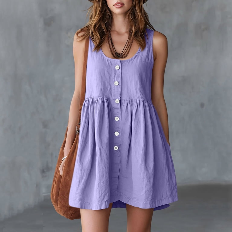 crinkle cotton dress June Cream / One size line silhouette LOFT Beach Crinkle Smocked Midi