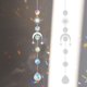 thumbnail image 5 of Wind Chime Crystal Catcher Adornos colgantes Prismas Colgante para el hogar (Luna 3) Likrtyny  Libre de BPA, 5 of 7