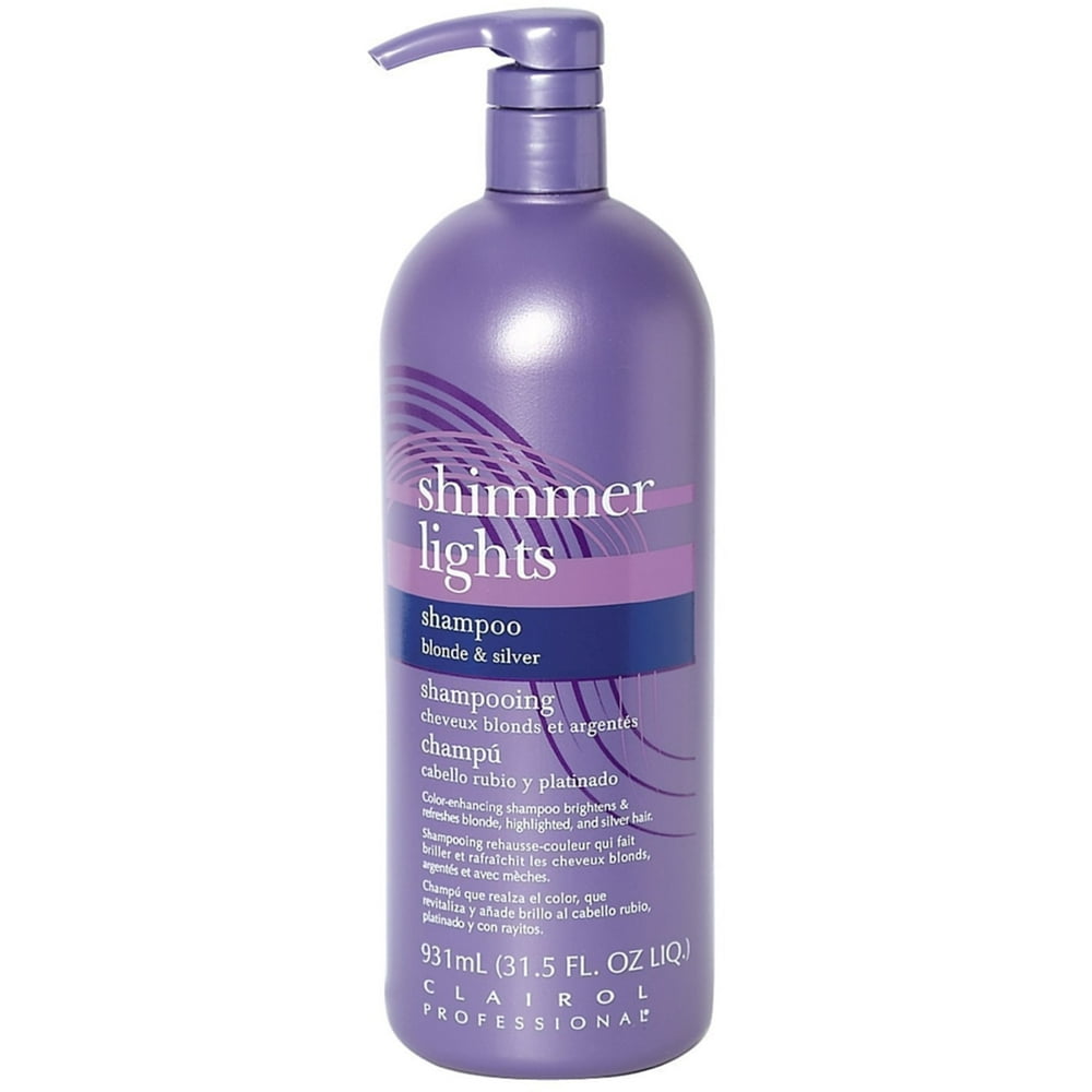 Clairol Shimmer Lights Shampoo, Blonde & Silver 31.5 oz