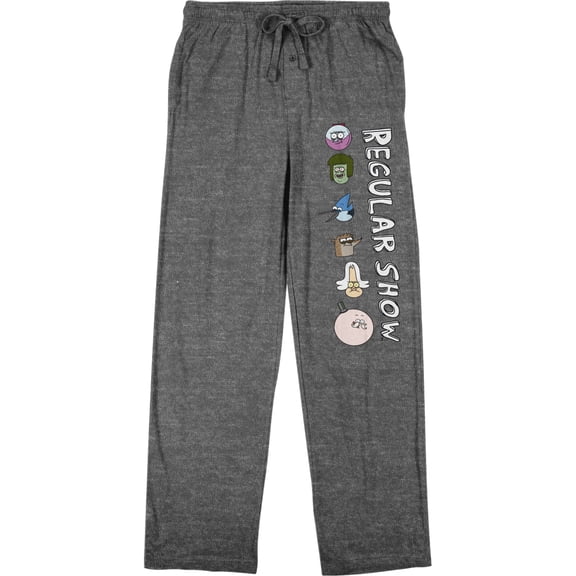 Regular Show Men's Pajama Pants for Lounge and Sleep-Medium