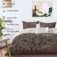 thumbnail image 4 of Boho Vintage Bedding 3 Piece Duvet Cover Set California King, Modern Geometric Abstract Art Aesthetics Soft Microfiber Comforter Cover with Zipper Closure & Pillowcases, FadeResistant Quilt Cover, 4 of 9