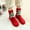 E, variant on Cozy Warm Fuzzy Slipper Socks, Cute Holiday Christmas Tree/Santa /Reindeer Socks, Stretchy Socks for Male/Female(E)