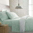 thumbnail image 6 of Shabby Chic Floral Printed & Solid 300 Thread Count 100-percent Cotton Sateen Sheet Set by Southshore Fine Linens, 6 of 7
