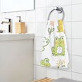 thumbnail image 5 of Cartoon Frog Floral Cotton Face Towels Absorbent Hand Towel Soft Bathroom Towel for Kitchen Hotel Decoration, 5 of 7
