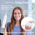 thumbnail image 6 of AquaSonic Icon Electric Water Flosser - 150ml Tank, Cordless Rechargeable, Waterproof, Portable Oral Irrigator - White, 6 of 8