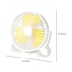 thumbnail image 3 of Ventilador de escritorio USB, miniventilador portátil, 3 velocidades, enchufable, rotación de viento fuerte, silencioso, pequeño, personal, para el hogar, la oficina, viajes., 3 of 5