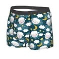 thumbnail image 5 of Goofa Sweet Dream Lamb Printed Men's Boxer Briefs Underwear, Moisture-Wicking Underwear, Trunk,Soft and Breathable Cotton Underwear-, 5 of 9