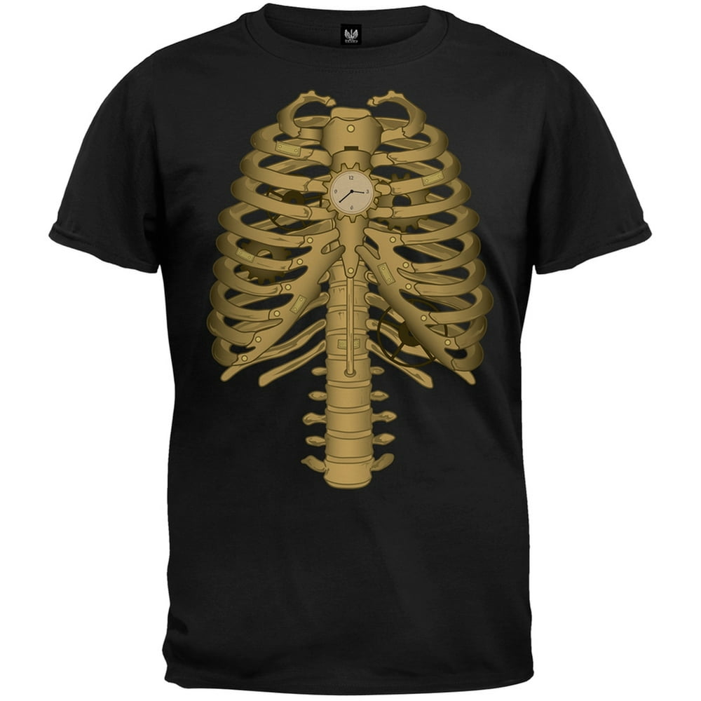 Steampunk Skeleton Costume T-Shirt - 2X-Large - Walmart.com - Walmart.com