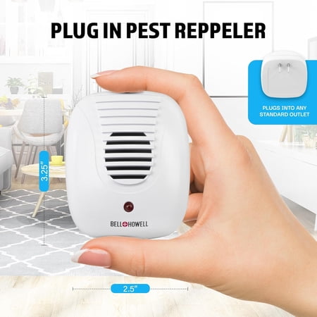 BELL + HOWELL ULTRASONIC PEST REPELLER 4PCS ULTRASONIC PEST REPELLENT