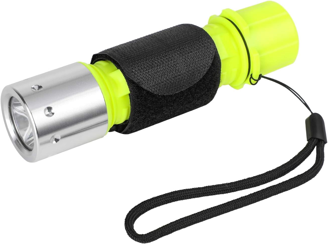 QKURT Diving Flashlight, Super Bright LED 2000 Lumens Waterproof Underwater Torch for Scuba Diving and Other Outdoor Activities