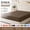 Brown, variant on Queen Deep Pocket Fitted Sheet - Soft Microfiber Bottom Sheet - Shrink Resistant, Fade Resistant, Easy Care - Denim Blue - 1 Pc