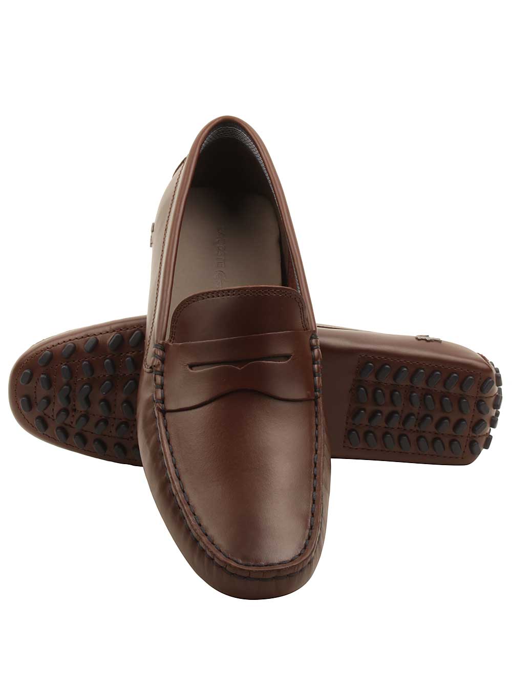 C*o様 LACOSTE ダークブラウン ローファー JPN25.5cm UK 【公式